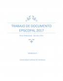 TRABAJO DE DOCUMENTO EPISCOPAL 2017