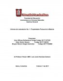 Informe de Laboratorio No. 1: Propiedades Físicas de la Materia