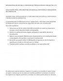 EXAMEN FINAL INTEGRADOR DE LA DIPLOMATURA EN ESCUELA, CONVIVENCIA Y RESOLUCION DE CONFLICTOS