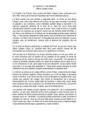 ENSAYO DE LA OBRA LA CIUDAD Y LOS PERROS