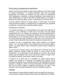 Pisos para procesadoras de alimentos