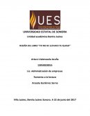 Este libro habla acerca de lo malo que son los manuales de autoayuda que nos invaden, es decir que te obligan a hacer todo por ti mismo