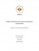 Analisis economico para la toma de desiciones empresariales