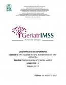 GERIATRIA COORDINACIÓN DE PLANEACIÓN Y ENLACE INSTITUCIONAL