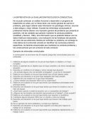 LA ENTREVISTA EN LA EVALUACION PSICOLOGICA CONDUCTUAL