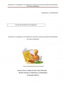 Aplicación e Investigacion de medidas de Tendencia Central para Datos Recolectados de Interes Estadistico