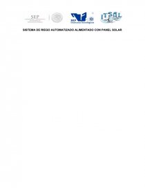 Desarrollo de un Sistema de Riego con Microcontrolador. Página 1