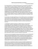 Selección de personal idóneo en la empresa