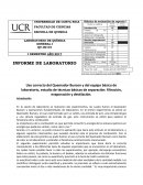 Informe de quemador bunsen