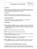 P-PROCEDIMIENTO DE AUDITORIAS INTERNAS Versión: 2