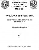 Caracterización Estática de Yacimientos