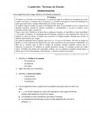Actividad Introductoria Técnicas de Estudio