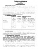 Política y ciudadanía
