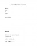 Evaluación de matemáticas de tercer grado