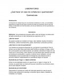 ¿Qué hacer en caso de cortaduras o quemaduras?