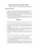 EJERCICIOS ADICIONALES DE RADIACIÓN TÉRMICA