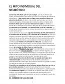El mito individual del neurótico.