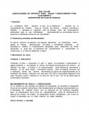 Adecuaciones de deposito para gruas y equipo menor para alistamiento