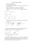 Ejercicios de Números Complejos