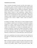 Características de los Actores.