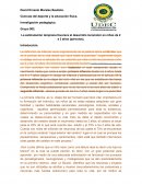 La estimulación temprana favorece el desarrollo locomotor en niños de 2 a 3 años (párvulos).