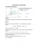 Conversión de coordenadas