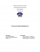 Plan de mantenimiento para mejorar el desempeño laboral