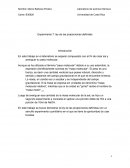 Experimento 7: ley de las proporciones definidas