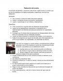 Redacción del evento