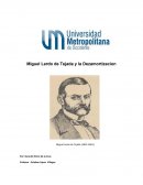 Miguel Lerdo de Tejada y la Dezamortizacion