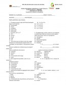 EXAMEN DE CIENCIAS III (QUIMICA)