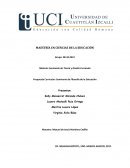 MAESTRÍA EN CIENCIAS DE LA EDUCACIÓN Propuesta Curricular: Seminario de Filosofía de la Educación