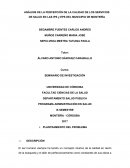 ANÁLISIS DE LA PERCEPCIÓN DE LA CALIDAD DE LOS SERVICIOS DE SALUD EN LAS IPS y EPS DEL MUNICIPIO DE MONTERÍA