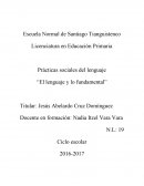 Prácticas sociales del lenguaje “El lenguaje y lo fundamental”