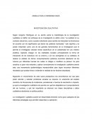 INVESTIGACION CUALITATIVA Según Gregorio Rodríguez