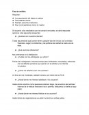 Fase de análisis ¿Qué es lo que vamos hacer?