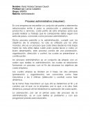 Proceso administrativo (resumen)