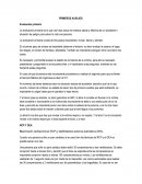 La evaluación primaria es lo que nos hace actuar de manera rápida y efectiva ate un accidente o situación de peligro para salvar la vida una persona.