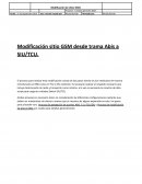 Procedimiento integración GSM Ericsson