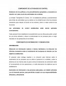 COMPONENTE DE ACTIVIDADES DE CONTROL