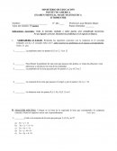 EXAMEN MENSUAL #1b DE MATEMÁTICA