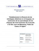 Motivacion al lenguaje a traves de la didáctica