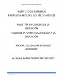 TALLER DE INFORMATICA APLICADA A LA EDUCACIÓN