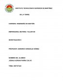 CARRERA: INGENIERÍA EN GESTIÓN EMPRESARIAL MATERIA: TALLER DE INVESTIGACIÓN II