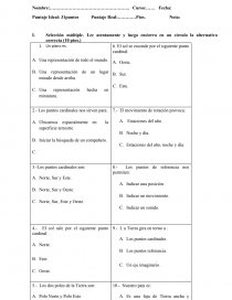 PRUEBA HISTORIA 2° BÁSICOS. Página 1