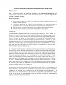 PROYECTO DE PREVENCION DE RIESGO CARDIOVASCULAR EN LA POBLACION