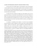 LA EDUCACIÓN RELIGIOSA, DESAFÍO Y DIALOGO INTERCULTURAL