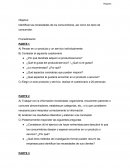 Identificar las necesidades de los consumidores, así como los tipos de consumidor