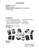 PRODUCTOS QUE SE MANEJAN: CELULARES, TABLETS Y COMPUTADORAS