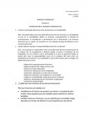 GERENCIA FINANCIERA TALLER # 1 INTRODUCCION A FINANZAS CORPORATIVAS